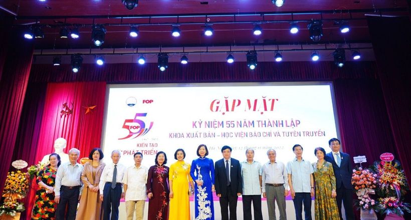 Kỷ niệm 55 năm thành lập Khoa Xuất bản – Học viện Báo chí và tuyên truyền (1967 - 2022)