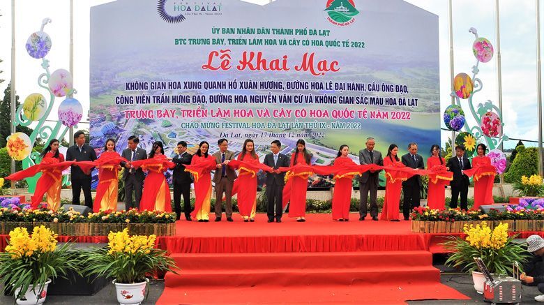 Đà Lạt: Lễ Khai mạc chương trình trưng bày, triển lãm hoa, cây cảnh quốc tế năm 2022