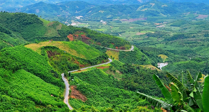 Hút hồn với vẻ đẹp hùng vỹ của Đèo Khánh Lê: Con đường nối biển và hoa