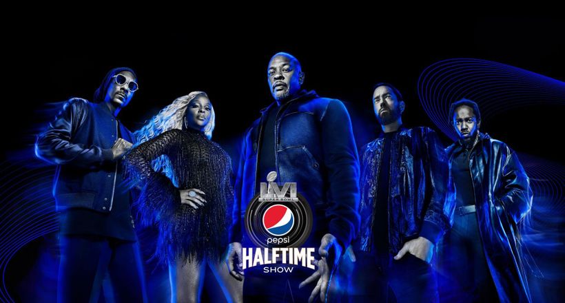 Các “huyền thoại Hip Hop” lần đầu tiên đứng chung sân khấu tại sự kiện Super Bowl LVI
