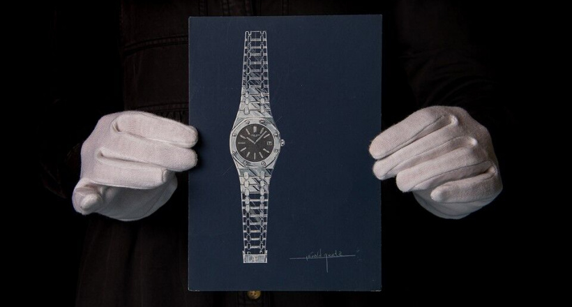 Audemars Piguet mua bản vẽ thiết kế Royal Oak nguyên bản với giá 14 tỷ đồng