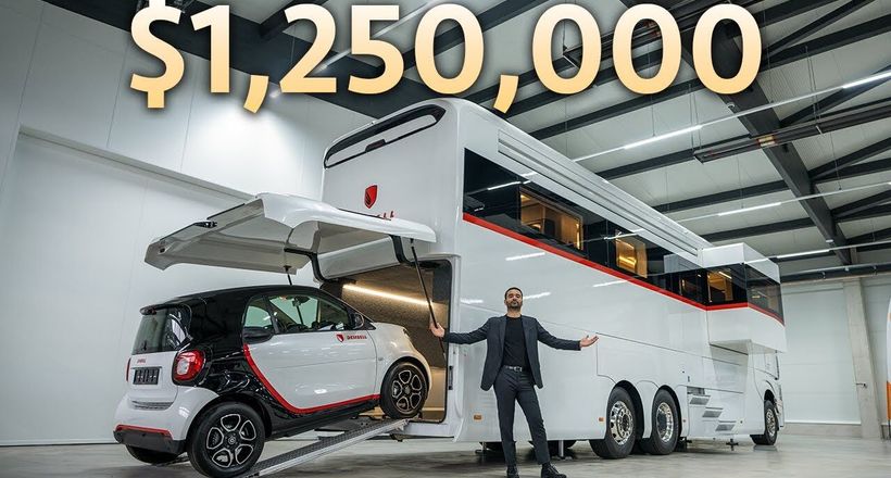 Chiêm ngưỡng Dembell Motorhome : Biệt thự di động trị giá 1 triệu Euro ở Wilhelmsdorf, Đức