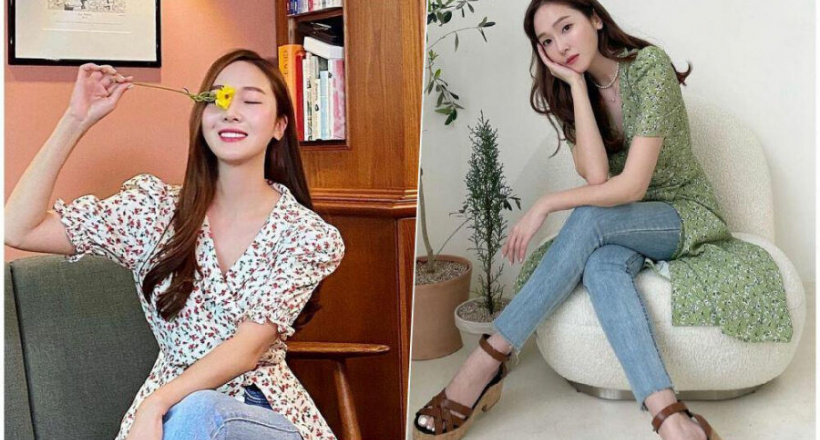 Váy mặc bên ngoài ngoài quần - Phong cách hay cách phối đồ kỳ lạ?