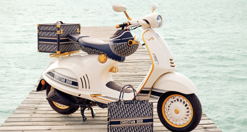 Siêu phẩm xe Vespa 946 Christian Dior chính thức cập bến tại Việt Nam