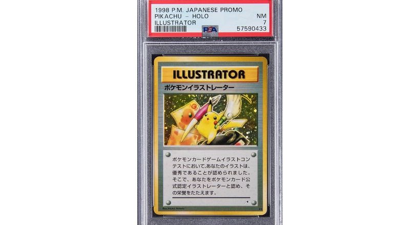 Thẻ bài Pokémon Pikachu 1998 ba chiều siêu hiếm được bán với giá kỷ lục 20,1 tỷ đồng