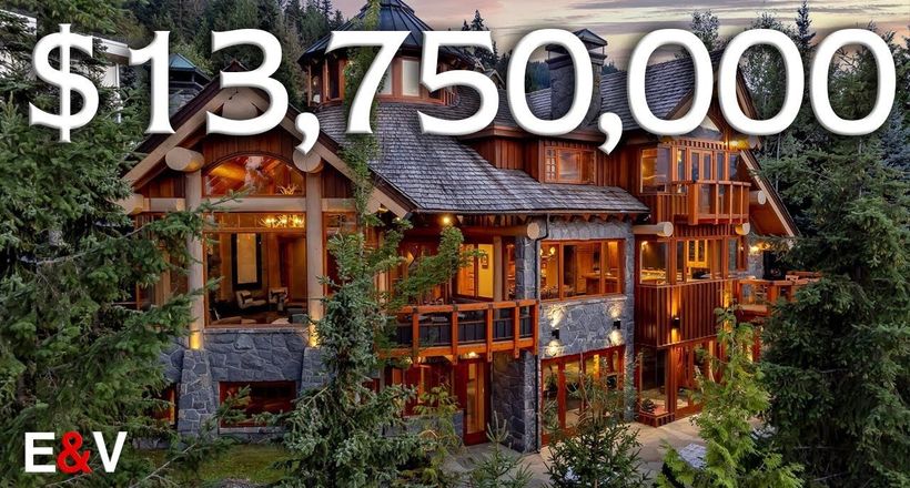 Bên trong nhà gỗ trượt tuyết Whistler Luxury 13,750,000  đô la.