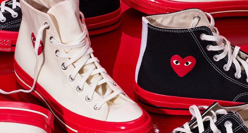 COMME des GARÇONS PLAY x Converse trở lại với dấu ấn đế đỏ
