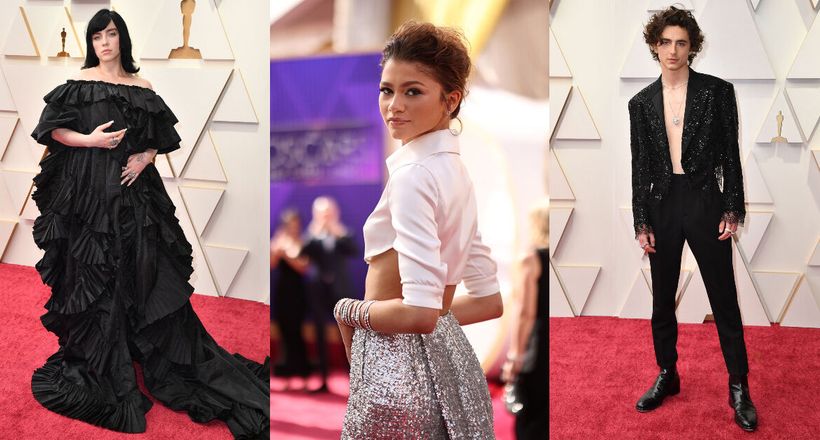 Thời trang thảm đỏ ấn tượng tại "Lễ trao giải Oscar 2022" của các sao
