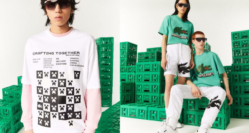 BST Lacoste x Minecraft - Bước qua ranh giới thực và ảo