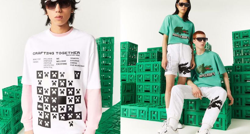 BST Lacoste x Minecraft - Bước qua ranh giới thực và ảo