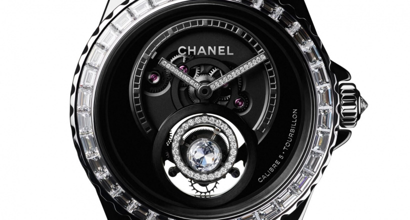 Chiếc đồng hồ Chanel - J12 Diamond Tourbillon Calibre 5 vẻ đẹp thẩm mỹ
