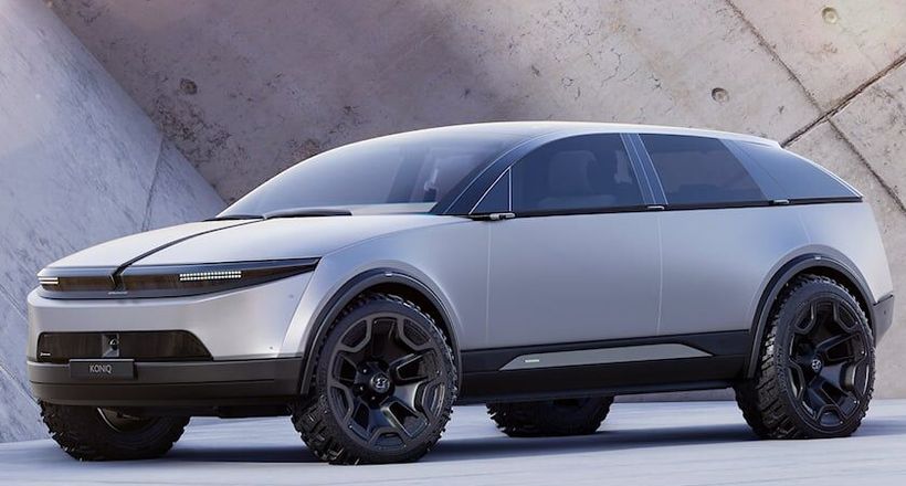Hyundai Koniq Concept – SUV điện có thể đi địa hình
