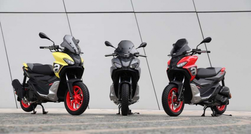 Xe tay ga Aprilia SR GT 200 chuẩn bị được bán ra tại Malaysia