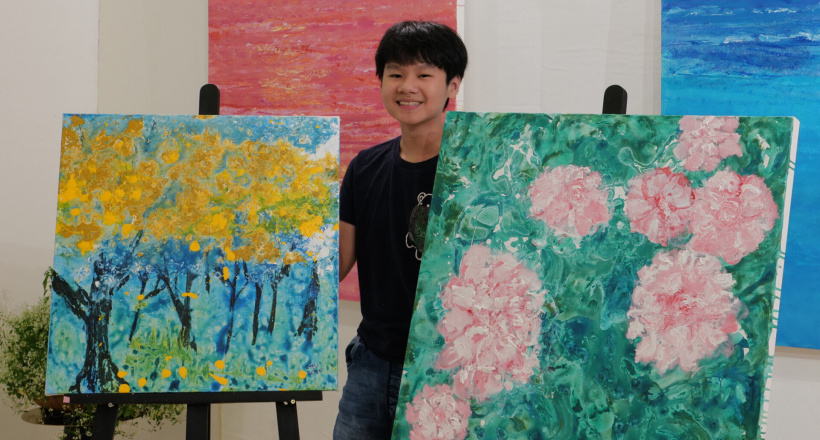 Báo Anh viết về ‘thần đồng hội họa’ Việt: Bán tranh vài tỷ đồng