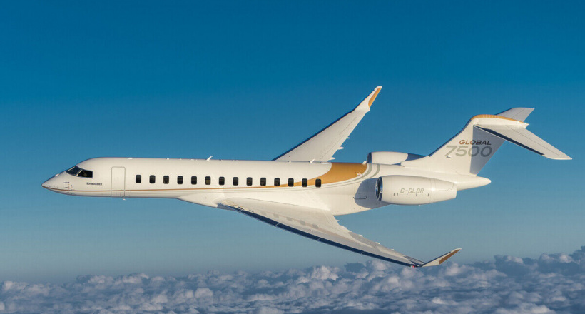 Global 7500 – Máy bay phản lực thương gia đầu tiên với chứng nhận EPD