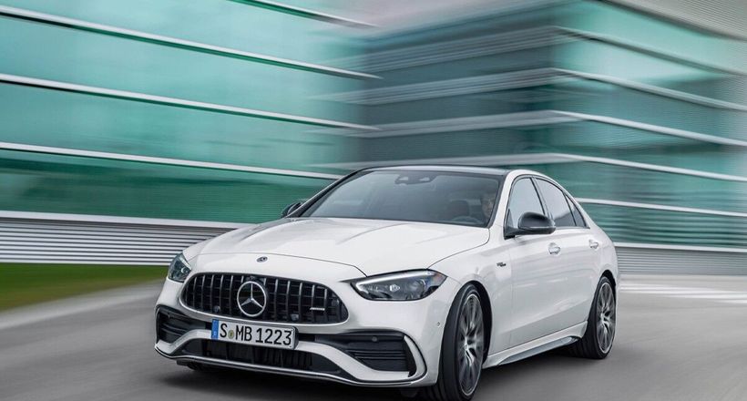 Mercedes-AMG C43 2023 gây ấn tượng với công nghệ tương đồng xe đua Công thức 1
