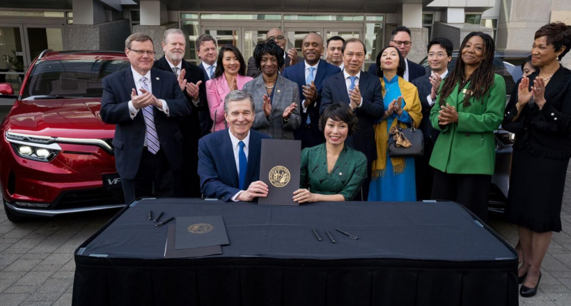 VinFast xây dựng nhà máy xe điện tại Bắc Carolina, Mỹ