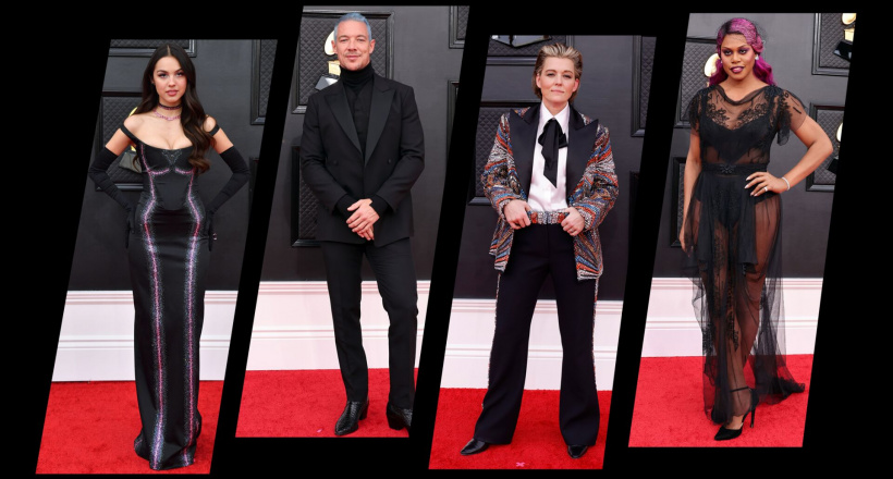 Những ngôi sao hàng đầu của làng nhạc "khoe sắc” trên thảm đỏ Grammy