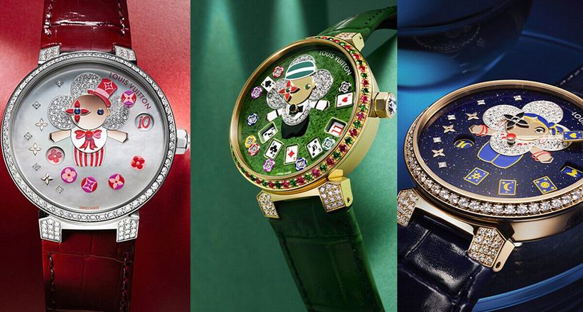 BST Louis Vuitton Tambour Slim Vivienne -Thời gian là nghệ thuật