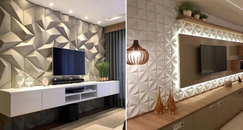 Thay đổi không gian sống với các thiết kế nội thất cùng tấm ốp 3D PVC