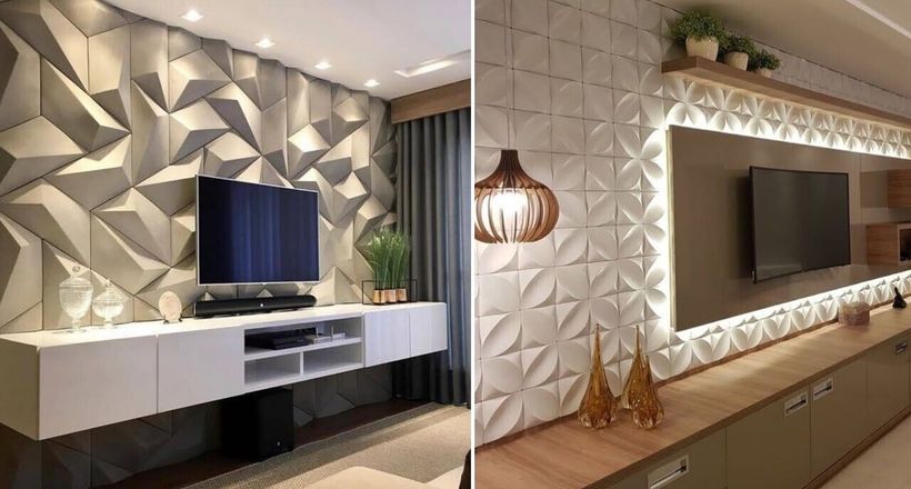 Thay đổi không gian sống với các thiết kế nội thất cùng tấm ốp 3D PVC