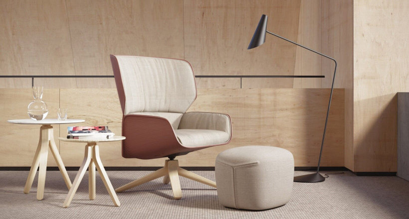 Chiếc ghế được thiết kế với vật liệu sáng tạo có thể tái chế 100%