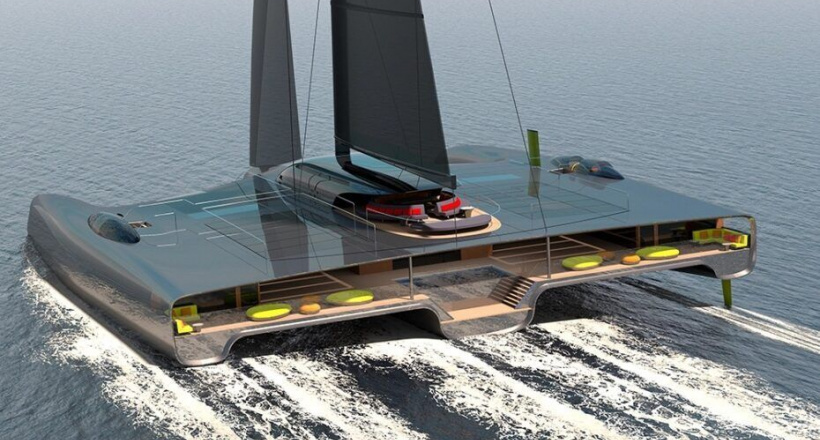 Du thuyền Domus “Ngôi nhà hạng sang trên biển” lộ diện thiết kế