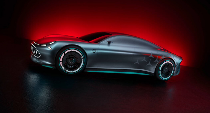 Mercedes-AMG Vision concept bản xem trước chạy hoàn toàn bằng điện