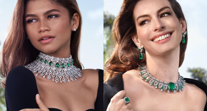 Anne Hathaway và Zendaya đẹp lộng lẫy trong chiến dịch quảng bá BVLGARI mới