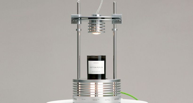 Byredo hợp tác với Benoit Lalloz ra mắt đèn sưởi nến cao cấp