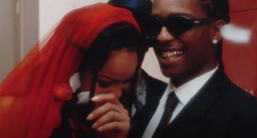 A$AP Rocky và Rihanna rạng ngời hạnh phúc trong MV “D.M.B.”