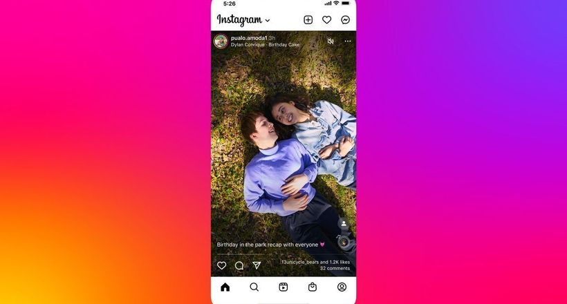 Instagram thử nghiệm tính năng toàn màn hình tương tự như Tiktok