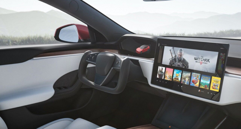 Tesla Model S phiên bản mới có thể sẽ có màn hình xoay cơ giới