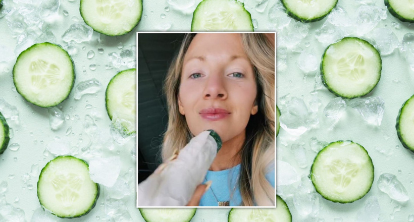 Xu hướng Tiktok: Dưa chuột đông lạnh làm đẹp cho làn da