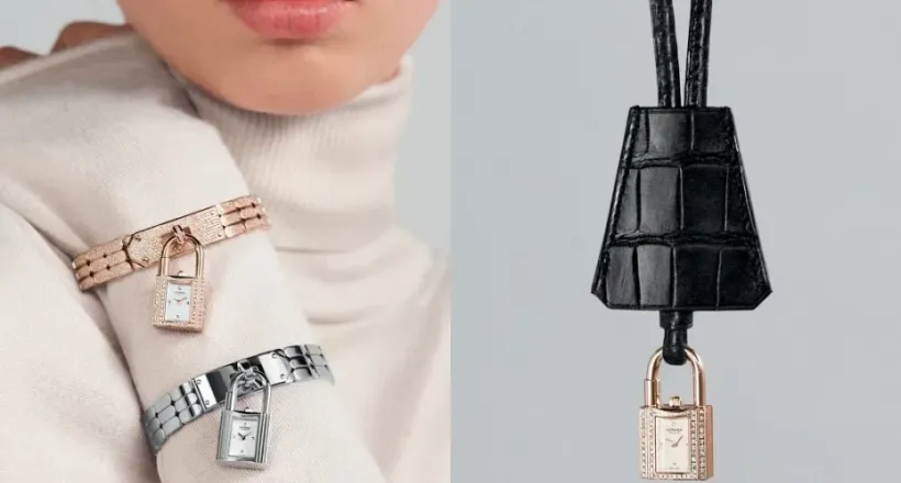 Đồng hồ Hermès Kelly: Ổ khóa thời gian thẩm mỹ ấn tượng