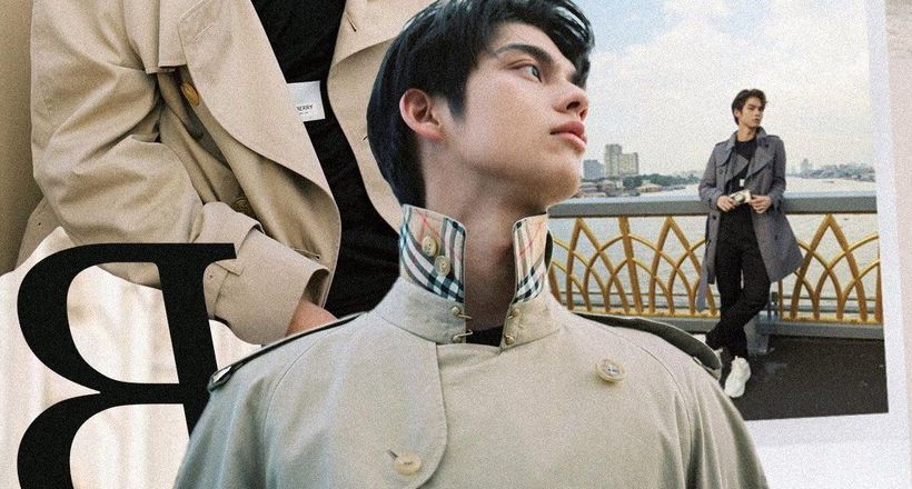 Bright Vachirawit là đại sứ thương hiệu mới của Burberry