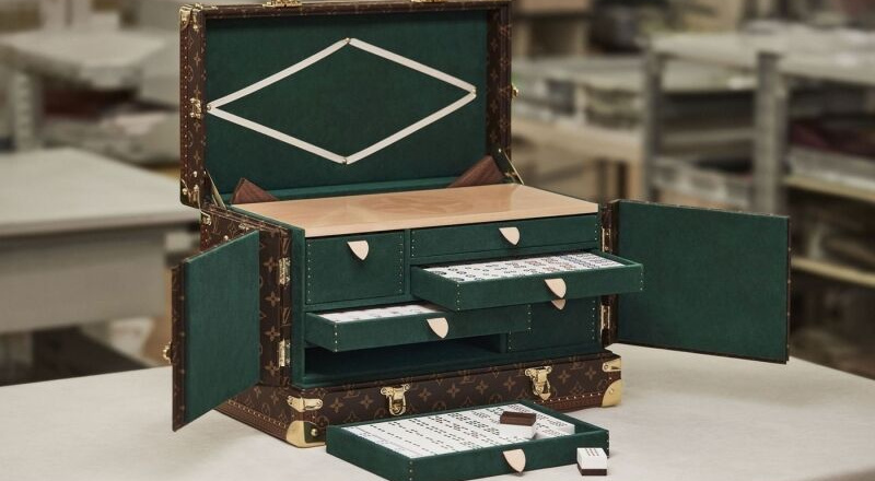 Louis Vuitton nâng tầm diện mạo cho bộ mạt chược Vanity Mahjong