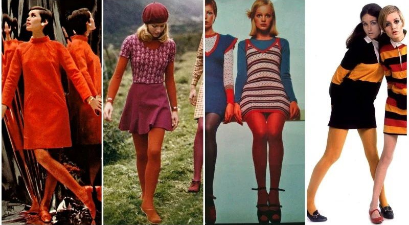 Thời trang thập niên 60 đánh dấu những thiết kế mang tính đột phá