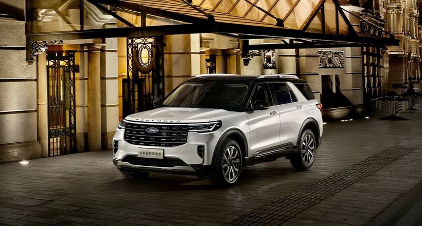 Ford Explorer 2023 lộ diện tại Trung Quốc ra mắt vào cuối tháng này