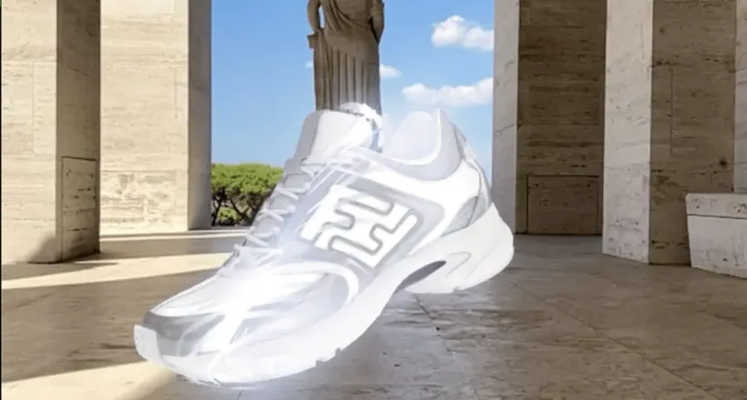Fendi x Meta: Giày sneaker "Faster by Fendi" công nghệ thực tế ảo