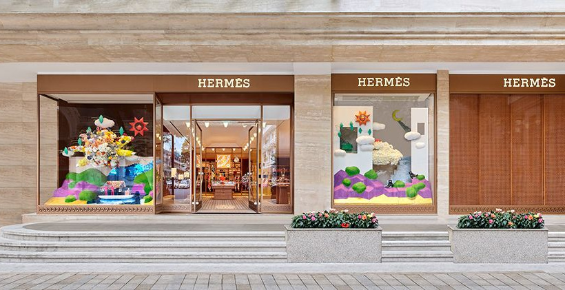 Cửa hàng mới của Hermès tại Union Square mang đậm nét văn hoá truyền thống
