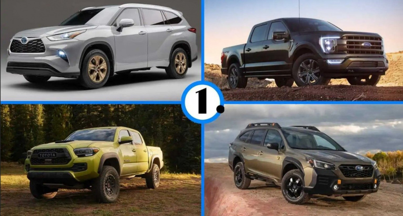 Top 20 xe ô tô bán chạy nhất tại Mỹ năm 2022