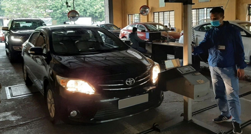 Từ chối đăng kiểm với ô tô độ đèn chiếu sáng