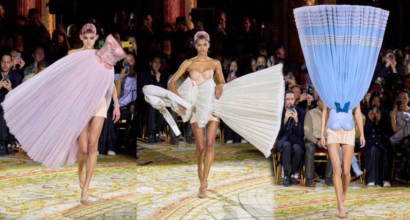 Viktor & Rolf Haute Couture 23: Nghệ thuật phô diễn mặc như không