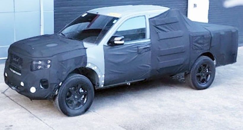 Xe bán tải của Kia lộ diện thiết kế, lấy cảm hứng từ mẫu SUV Mohave