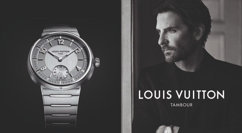 Chiến dịch đồng hồ Louis Vuitton Tambour cùng Bradley Cooper