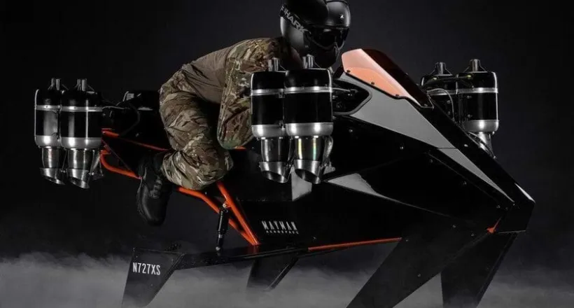 JetPack Aviation P2 Speeder: Mẫu moto bay có tốc độ lên đến 805 km/h