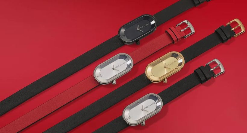 Gợi ý món quà cho phái đẹp - đồng hồ Ferragamo Curve gợi cảm