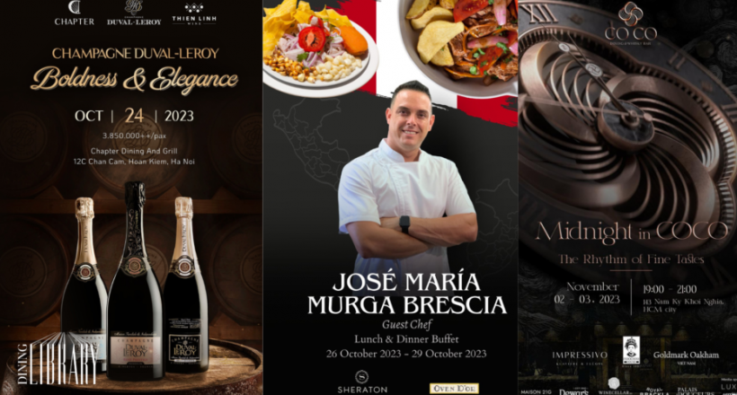 Đón gió mùa cùng 4 bữa tiệc trải nghiệm ẩm thực và cocktail độc đáo