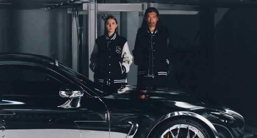 Sacai hợp tác Mercedes-AMG: Bộ sưu tập và bọc xe Sacai x AMG